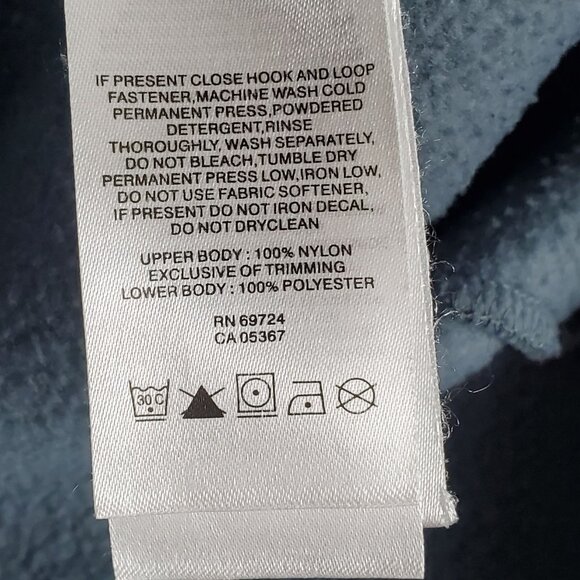 Columbia Big Boys Ballistic Fleece Jacket Size 14/16 Blue WB6004 Full Zip Snow - Picture 4 of 8